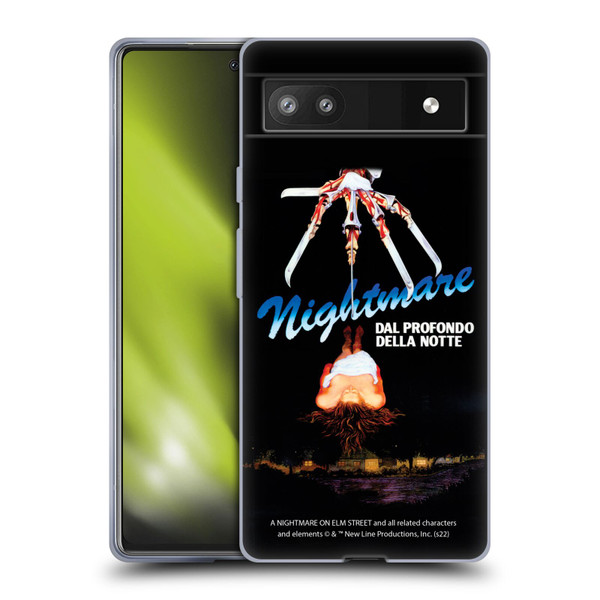 A Nightmare On Elm Street (1984) Graphics Nightmare Soft Gel Case for Google Pixel 6a