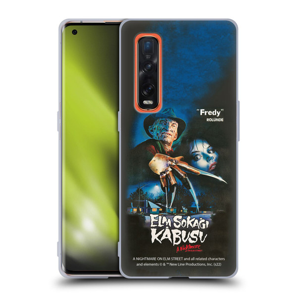 A Nightmare On Elm Street (1984) Graphics Elm Sokagi Soft Gel Case for OPPO Find X2 Pro 5G