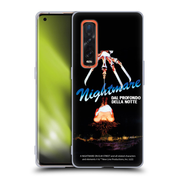 A Nightmare On Elm Street (1984) Graphics Nightmare Soft Gel Case for OPPO Find X2 Pro 5G