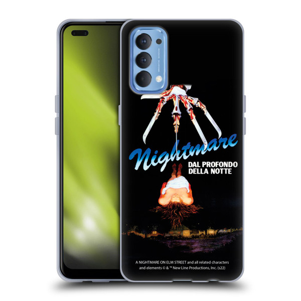 A Nightmare On Elm Street (1984) Graphics Nightmare Soft Gel Case for OPPO Reno 4 5G