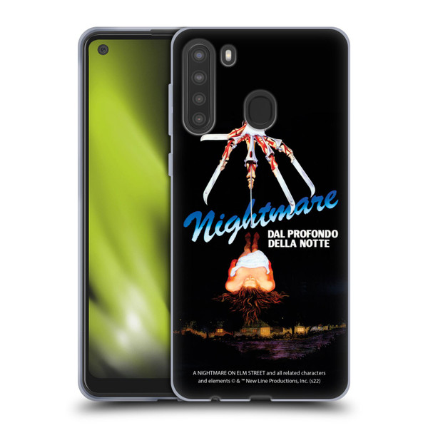 A Nightmare On Elm Street (1984) Graphics Nightmare Soft Gel Case for Samsung Galaxy A21 (2020)