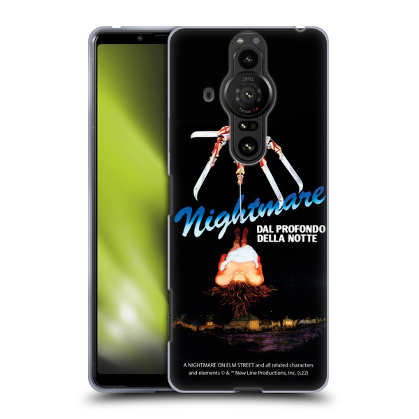 A Nightmare On Elm Street (1984) Graphics Nightmare Soft Gel Case for Sony Xperia Pro-I
