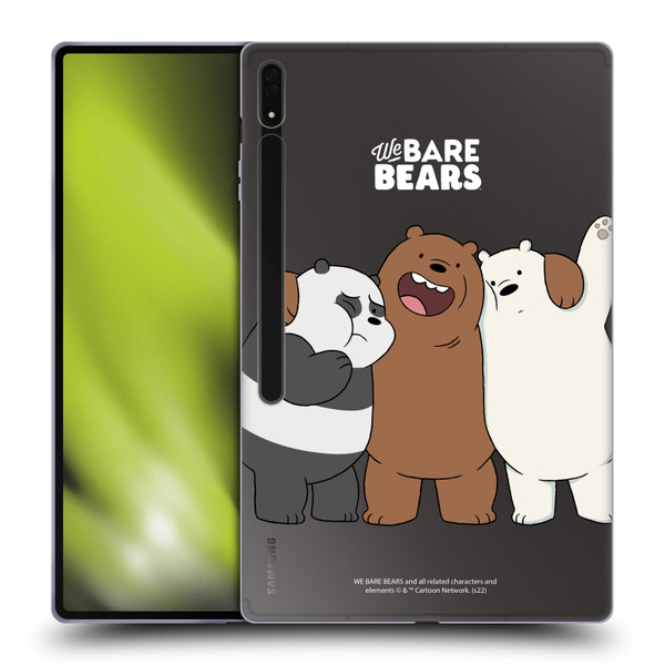 We Bare Bears Character Art Group 1 Soft Gel Case for Samsung Galaxy Tab S8 Ultra