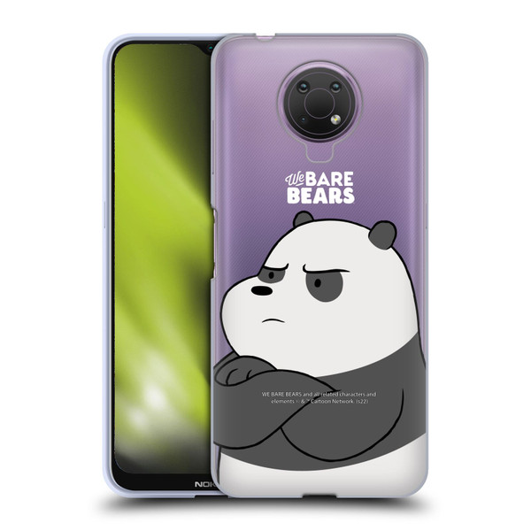 We Bare Bears Character Art Panda Soft Gel Case for Nokia G10