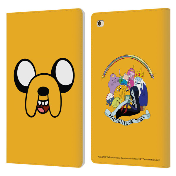Adventure Time Graphics Jake The Dog Leather Book Wallet Case Cover For Apple iPad mini 4