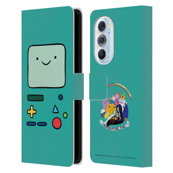 Adventure Time Graphics BMO Leather Book Wallet Case Cover For Motorola Edge X30