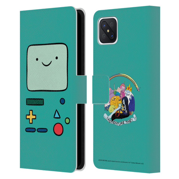 Adventure Time Graphics BMO Leather Book Wallet Case Cover For OPPO Reno4 Z 5G