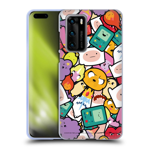 Adventure Time Graphics Pattern Soft Gel Case for Huawei P40 5G