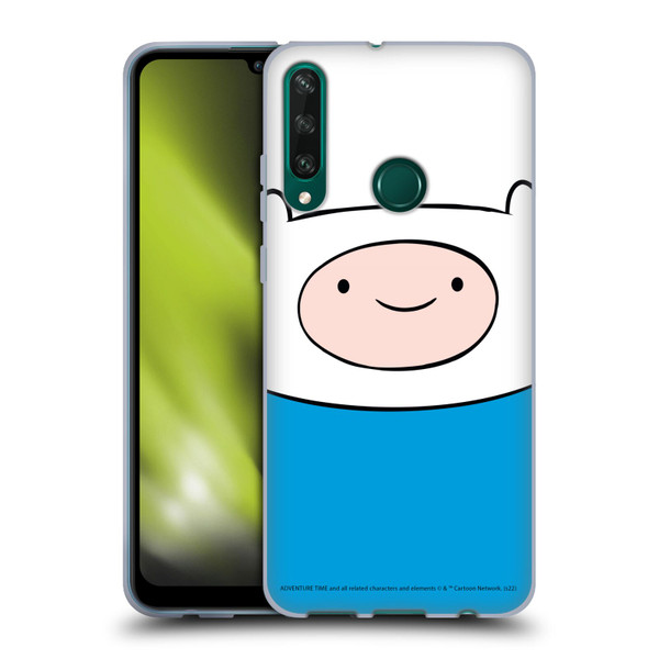 Adventure Time Graphics Finn The Human Soft Gel Case for Huawei Y6p