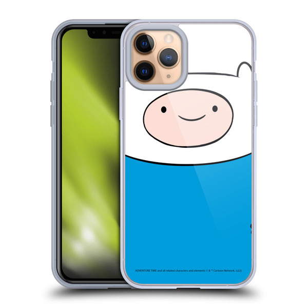 Adventure Time Graphics Finn The Human Soft Gel Case for Apple iPhone 11 Pro