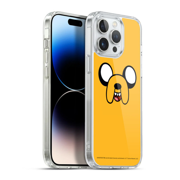 Adventure Time Graphics Jake The Dog Soft Gel Case for Apple iPhone 13 Pro Max & MagSafe