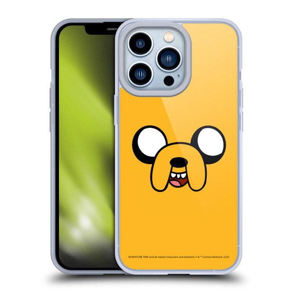 Adventure Time Graphics Jake The Dog Soft Gel Case for Apple iPhone 13 Pro & MagSafe