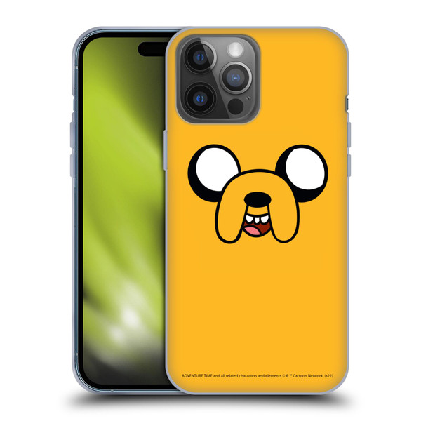 Adventure Time Graphics Jake The Dog Soft Gel Case for Apple iPhone 14 Pro Max