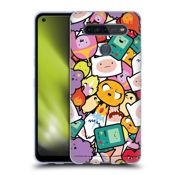 Adventure Time Graphics Pattern Soft Gel Case for LG K51S
