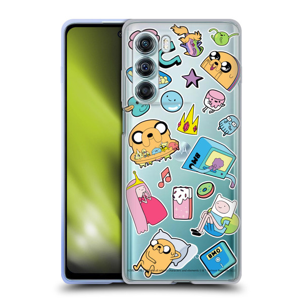 Adventure Time Graphics Icons Soft Gel Case for Motorola Edge S30 / Moto G200 5G
