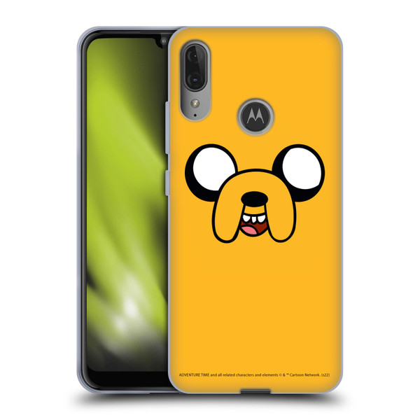 Adventure Time Graphics Jake The Dog Soft Gel Case for Motorola Moto E6 Plus