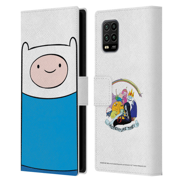 Adventure Time Graphics Finn The Human Leather Book Wallet Case Cover For Xiaomi Mi 10 Lite 5G