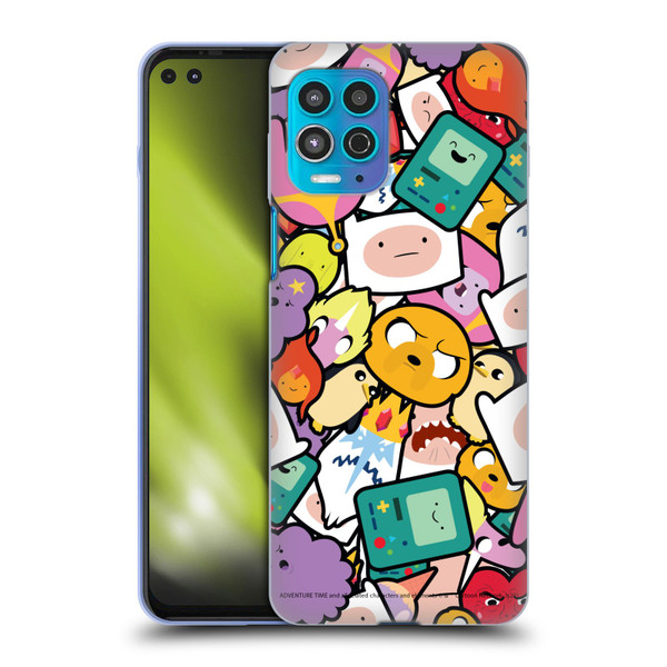 Adventure Time Graphics Pattern Soft Gel Case for Motorola Moto G100