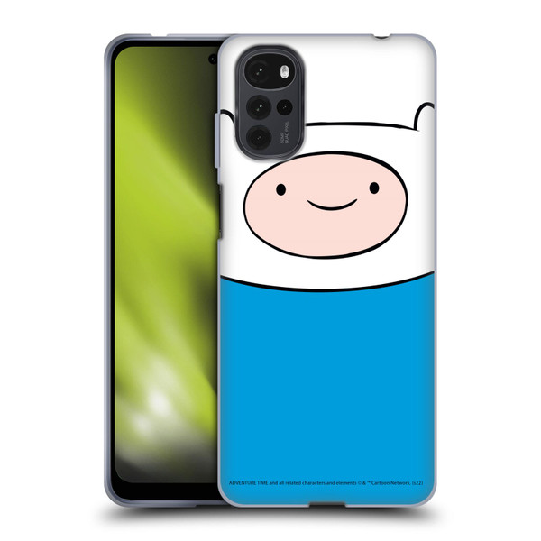 Adventure Time Graphics Finn The Human Soft Gel Case for Motorola Moto G22
