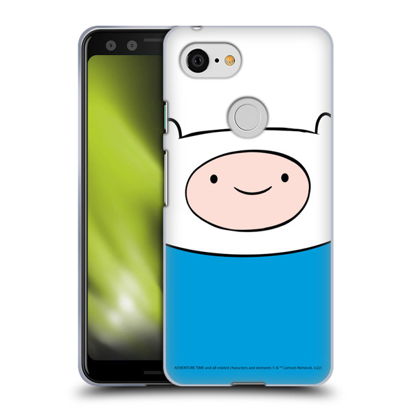 Adventure Time Graphics Finn The Human Soft Gel Case for Google Pixel 3
