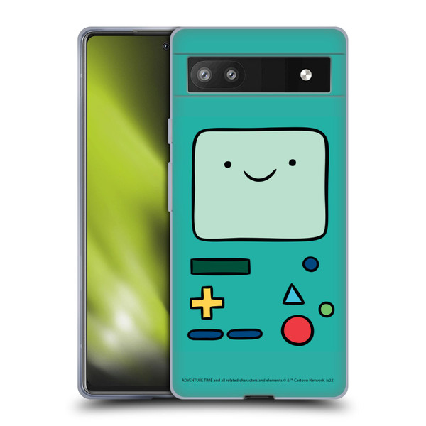 Adventure Time Graphics BMO Soft Gel Case for Google Pixel 6a