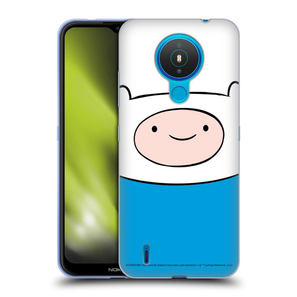 Adventure Time Graphics Finn The Human Soft Gel Case for Nokia 1.4