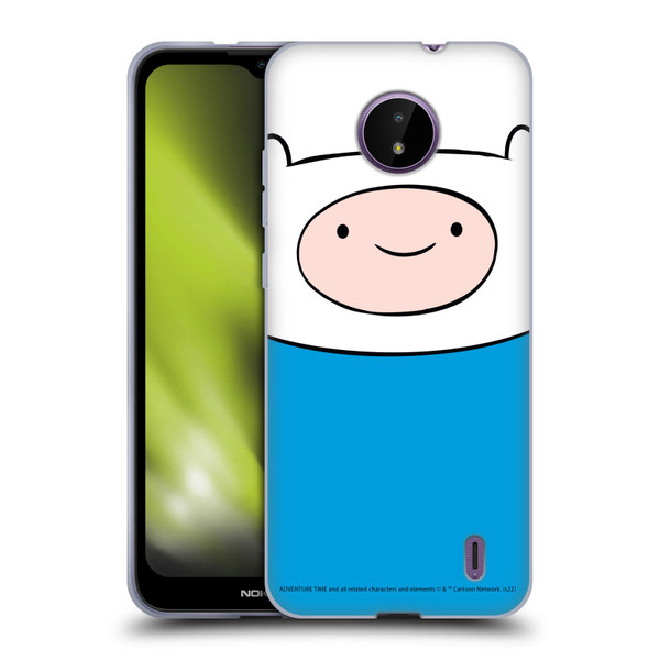 Adventure Time Graphics Finn The Human Soft Gel Case for Nokia C10 / C20