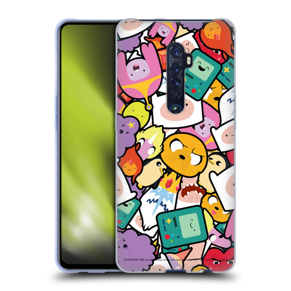 Adventure Time Graphics Pattern Soft Gel Case for OPPO Reno 2