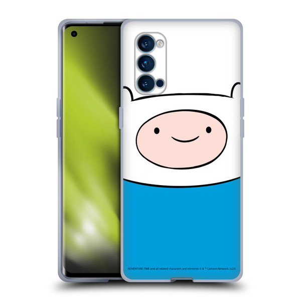Adventure Time Graphics Finn The Human Soft Gel Case for OPPO Reno 4 Pro 5G