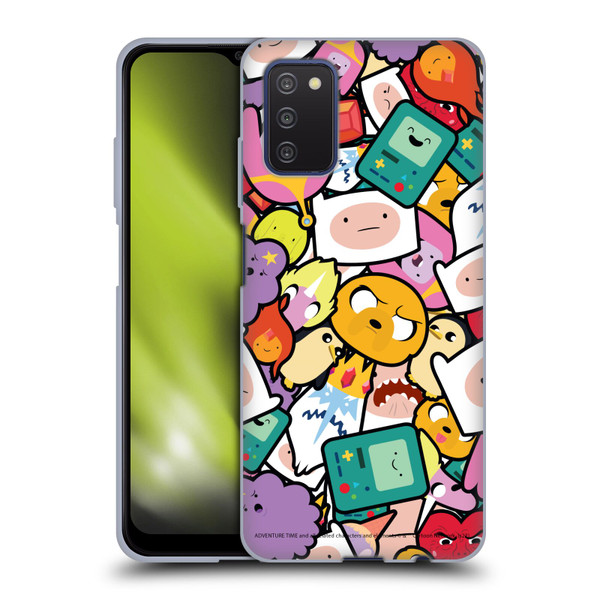 Adventure Time Graphics Pattern Soft Gel Case for Samsung Galaxy A03s (2021)