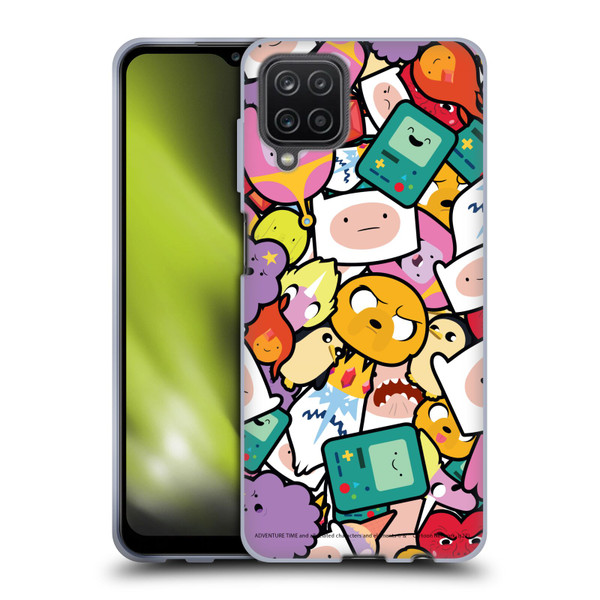 Adventure Time Graphics Pattern Soft Gel Case for Samsung Galaxy A12 (2020)