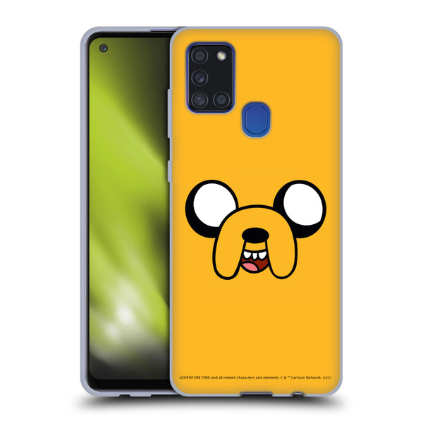 Adventure Time Graphics Jake The Dog Soft Gel Case for Samsung Galaxy A21s (2020)