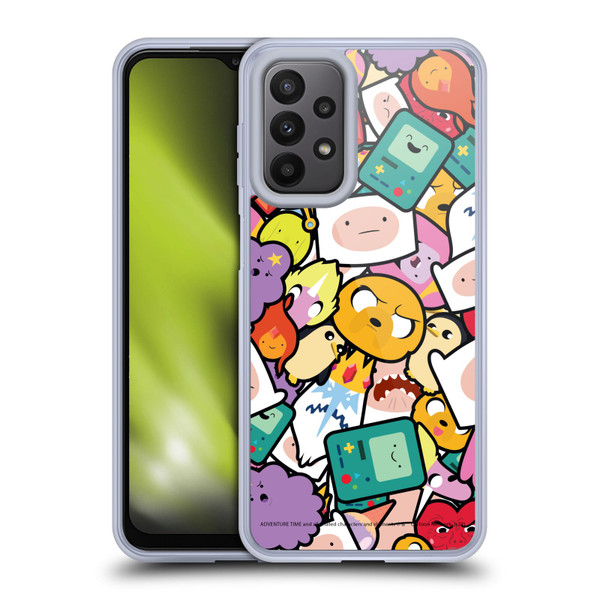 Adventure Time Graphics Pattern Soft Gel Case for Samsung Galaxy A23 / 5G (2022)
