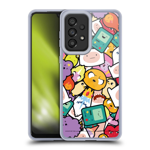 Adventure Time Graphics Pattern Soft Gel Case for Samsung Galaxy A33 5G (2022)