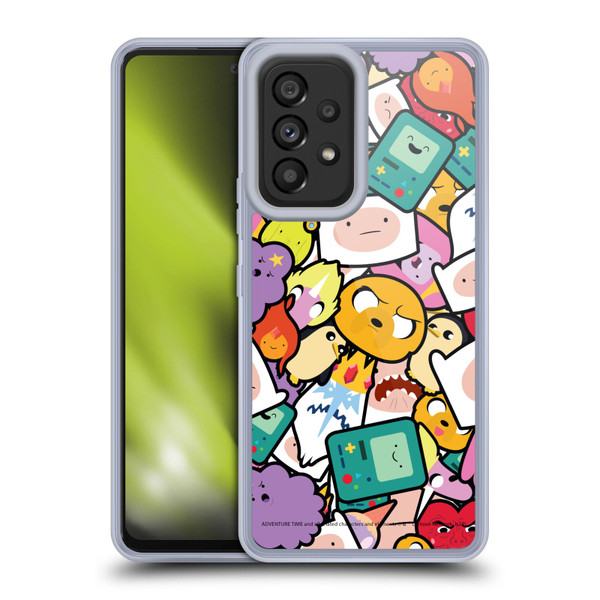 Adventure Time Graphics Pattern Soft Gel Case for Samsung Galaxy A53 5G (2022)