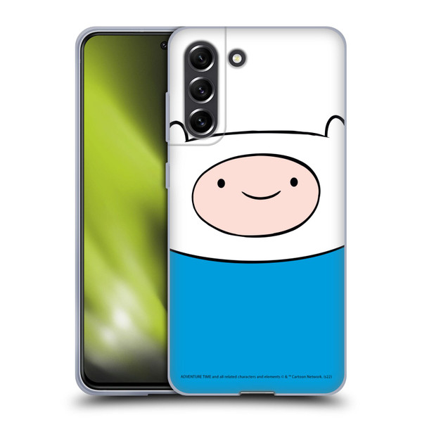 Adventure Time Graphics Finn The Human Soft Gel Case for Samsung Galaxy S21 FE 5G