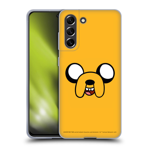 Adventure Time Graphics Jake The Dog Soft Gel Case for Samsung Galaxy S21 FE 5G