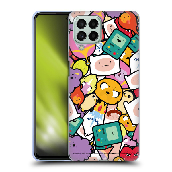Adventure Time Graphics Pattern Soft Gel Case for Samsung Galaxy M53 (2022)