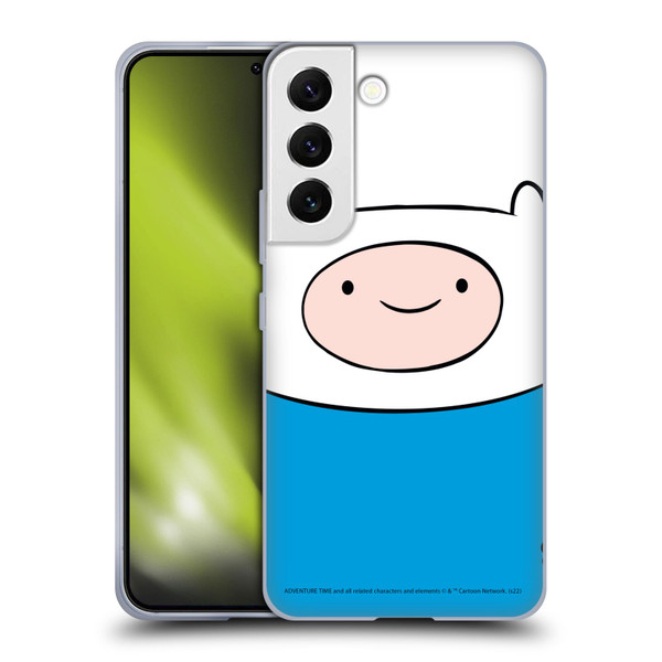 Adventure Time Graphics Finn The Human Soft Gel Case for Samsung Galaxy S22 5G