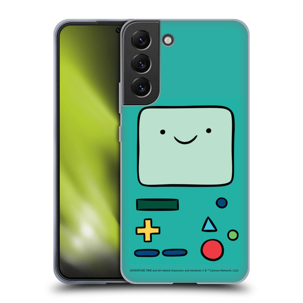 Adventure Time Graphics BMO Soft Gel Case for Samsung Galaxy S22+ 5G