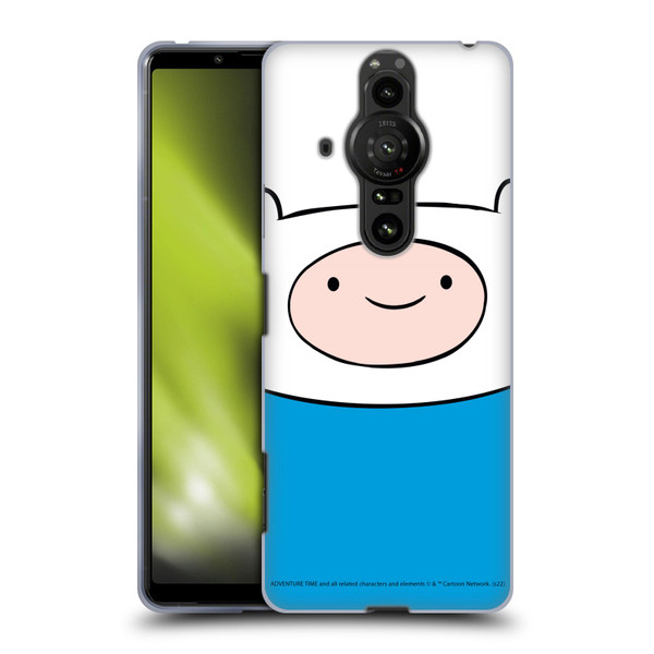 Adventure Time Graphics Finn The Human Soft Gel Case for Sony Xperia Pro-I