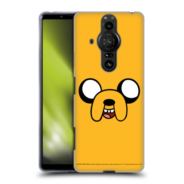 Adventure Time Graphics Jake The Dog Soft Gel Case for Sony Xperia Pro-I