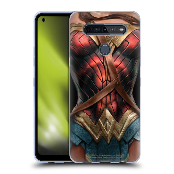 Wonder Woman Movie Character Art Costume Soft Gel Case for LG K51S
