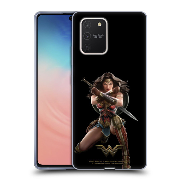 Wonder Woman Movie Character Art Bracelets Of Submission Soft Gel Case for Samsung Galaxy S10 Lite
