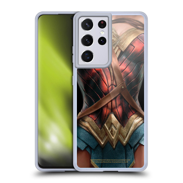 Wonder Woman Movie Character Art Costume Soft Gel Case for Samsung Galaxy S21 Ultra 5G