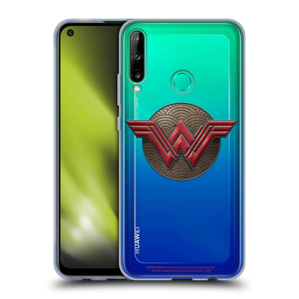 Wonder Woman Movie Logos Waves Soft Gel Case for Huawei P40 lite E