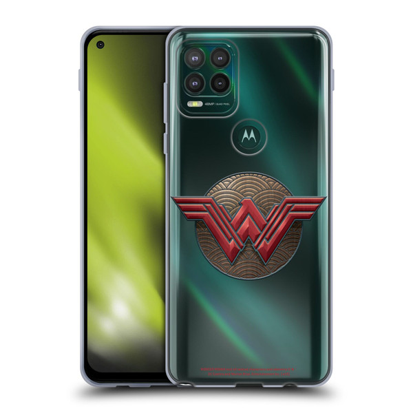 Wonder Woman Movie Logos Waves Soft Gel Case for Motorola Moto G Stylus 5G 2021