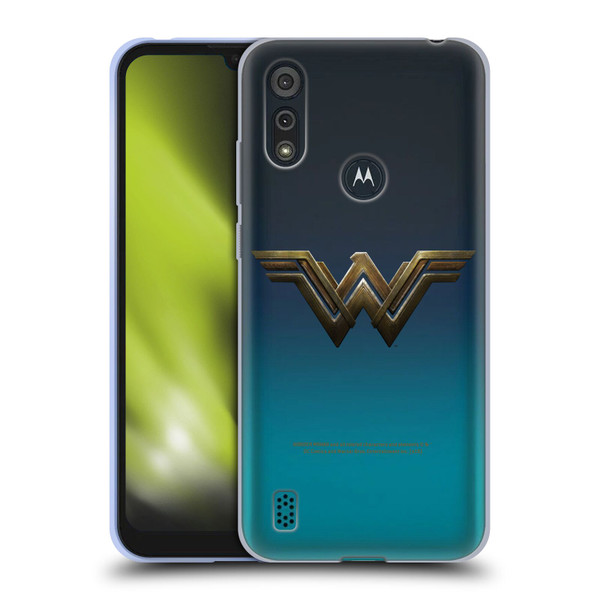 Wonder Woman Movie Logos Main Soft Gel Case for Motorola Moto E6s (2020)