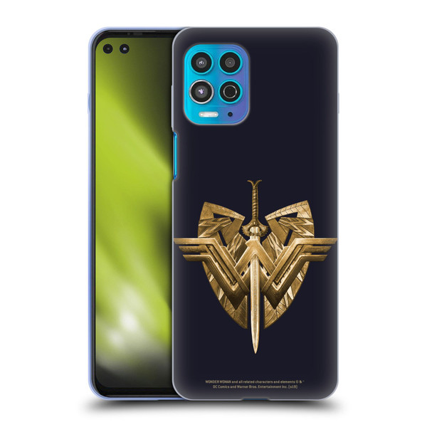 Wonder Woman Movie Logos Sword And Shield Soft Gel Case for Motorola Moto G100