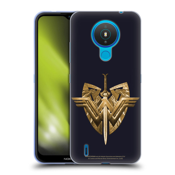 Wonder Woman Movie Logos Sword And Shield Soft Gel Case for Nokia 1.4